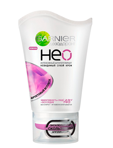 Garnier NEO Фруктовый всплеск, невидимый сухой крем-дезодорант